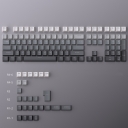 Polar Day 104+30 Keys OEM Profile PBT Doubleshot Top Legends Keycaps Set for MX Keyboard